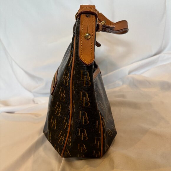 Dooney & Bourke Dark Brown Monogram Purse - Picture 4 of 10